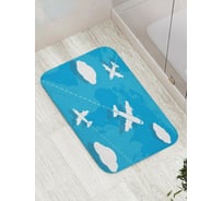 Противоскользящий коврик для ванной и туалета JoyArty "Полет в небе" 52x77 см bath_423736