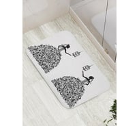 Противоскользящий коврик для ванной и туалета JoyArty  "Принцесса" 52x77 см bath_425005