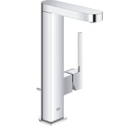 Однорычажный смеситель для раковины Grohe Plus со сливным гарнитуром, поворотный излив 23851003