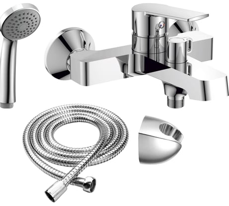 Смеситель для ванны RUSH Balearic короткий излив, хром BA3935-44