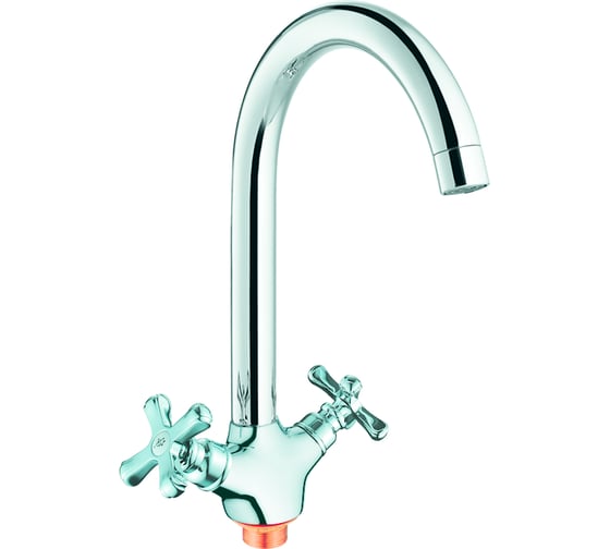 Смеситель для кухни RUSH Bianki с высоким, поворотным изливом, хром BI7650-24
