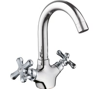 Смеситель для умывальника/кухни RUSH Bianki с укороченным, поворотным изливом, хром BI7650-23