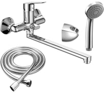 Смеситель для ванны RUSH Crete с длинным поворотным изливом, хром CR3535-51