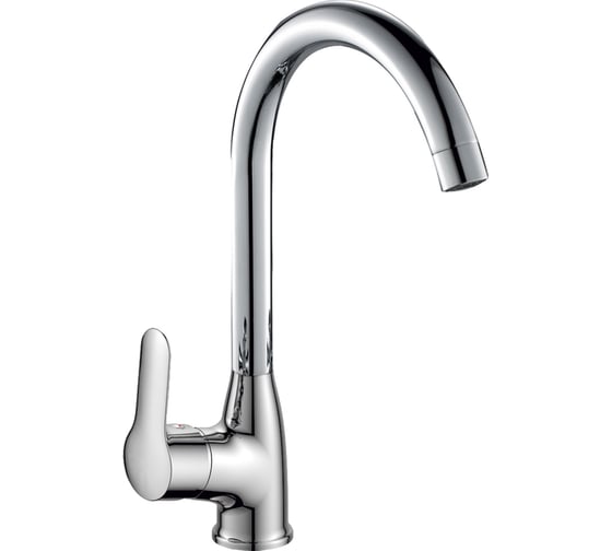 Смеситель для кухни RUSH Crete с высоким поворотным изливом, хром CR3535-22 1