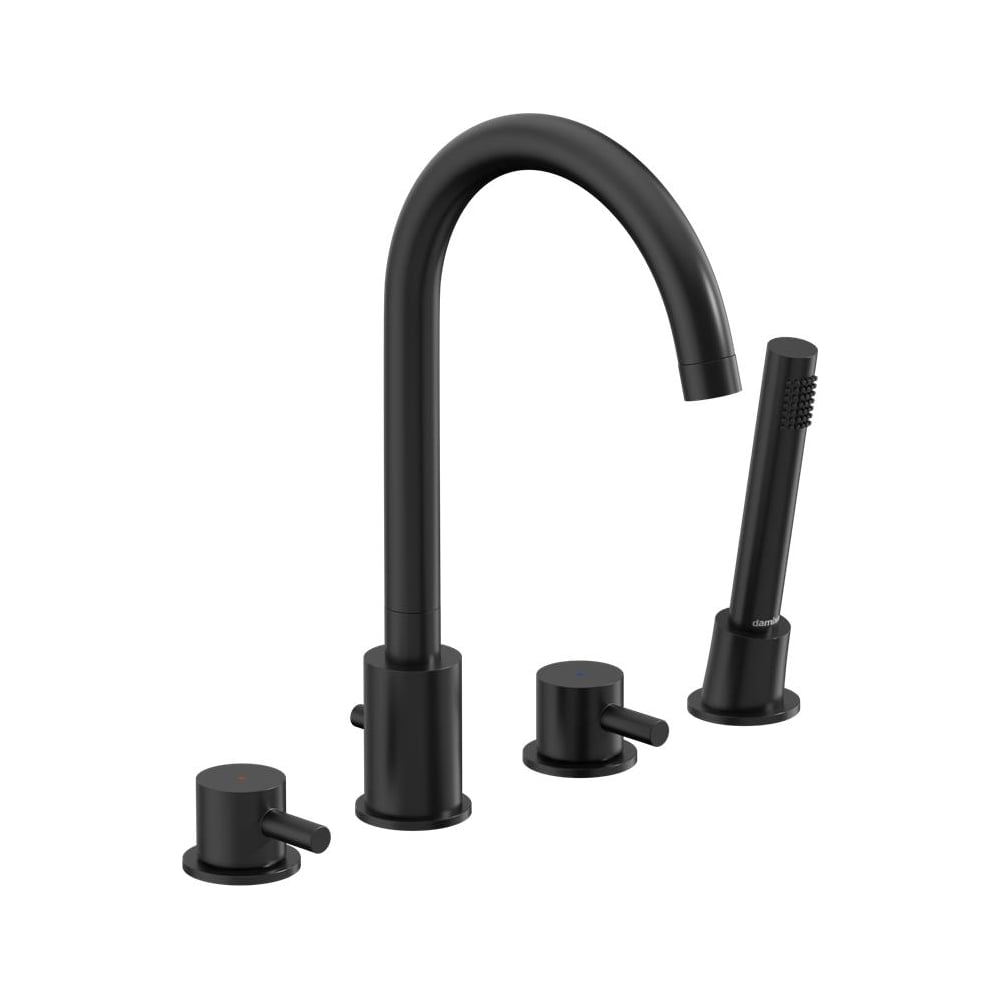 Смеситель на борт ванны Damixa Scandinavian Pure четырёхсекционный ...