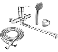 Смеситель для ванны RUSH Edge с длинным поворотным изливом, хром ED7735-51