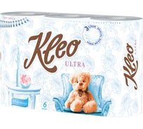Туалетная бумага Kleo 3 слоя, 6 рулонов С169
