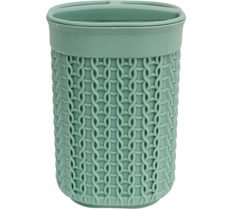 Подставка для зубных щеток IDEA вязание М 2240 Фисташковый