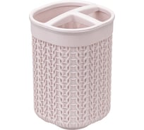 Подставка для зубных щеток IDEA вязание М 2240 Чайная роза