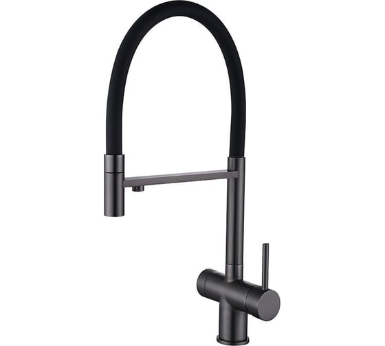 Кухонный смеситель EMAR ЕС - 7024 PVD Dark