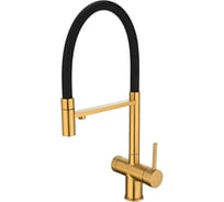 Кухонный смеситель EMAR ЕС - 7024 PVD Golden