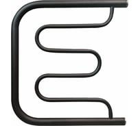 Водяной полотенцесушитель INDIGO Фокстрот Standart б/п (н.р.1") 50/50 (с держателем, Черный муар) FSW50-50BR