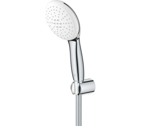 Душевой набор Grohe Tempesta 110 2 режима струи, 13.5 л/мин, круглый ручной душ, настенный держатель, шланг 1250 мм, хром (замена арт. 27799001) 27799003 00000138048