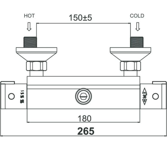 Смеситель для душа D&K DA2153101