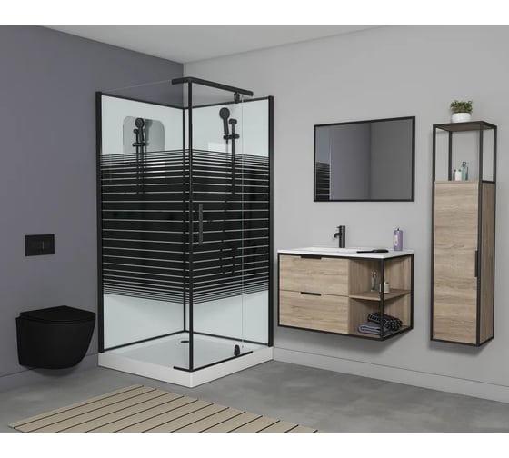 Душевая кабина Grossman Classic 90х90х205 см, 4 места GR271QR