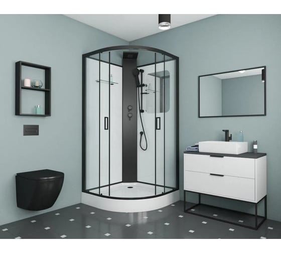 Душевая кабина Grossman ELEGANS 100х100х217 см, 5 мест GR250