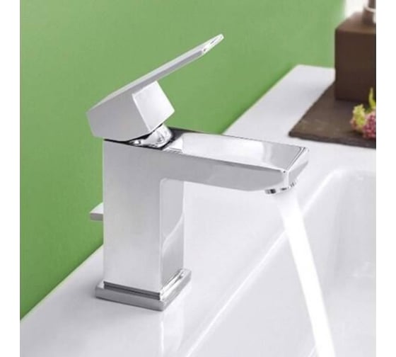 Смеситель для раковины Grohe Sail Cube с донным клапаном 23435000