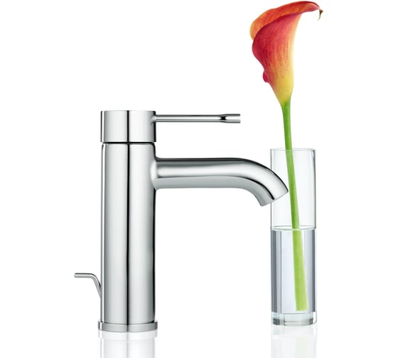 Смеситель для раковины S-Size II Grohe Essence New, сливной гарнитур 23589001