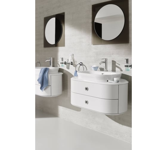 Смеситель для раковины S-Size II Grohe Essence New, сливной гарнитур 23589001