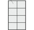 Шторка для ванны Grossman GR-105/90BLACK (90x150) алюминиевый профиль, стекло прозрачное 6 мм 1 место GR-10590BLACK 1
