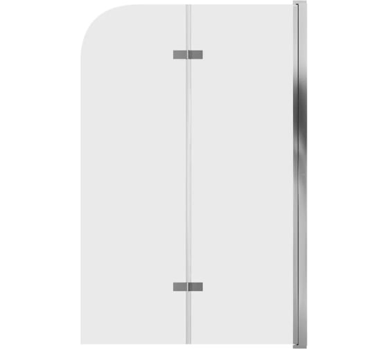 Шторка для ванны Grossman GR-106/100 (100x150) алюминиевый профиль, стекло прозрачное 6мм 1 место GR-106100