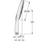 Ручной душ Grohe RainShower SmartActive 150, круглый, 3 режима струи, 9.5 л/мин 26554LS0 2