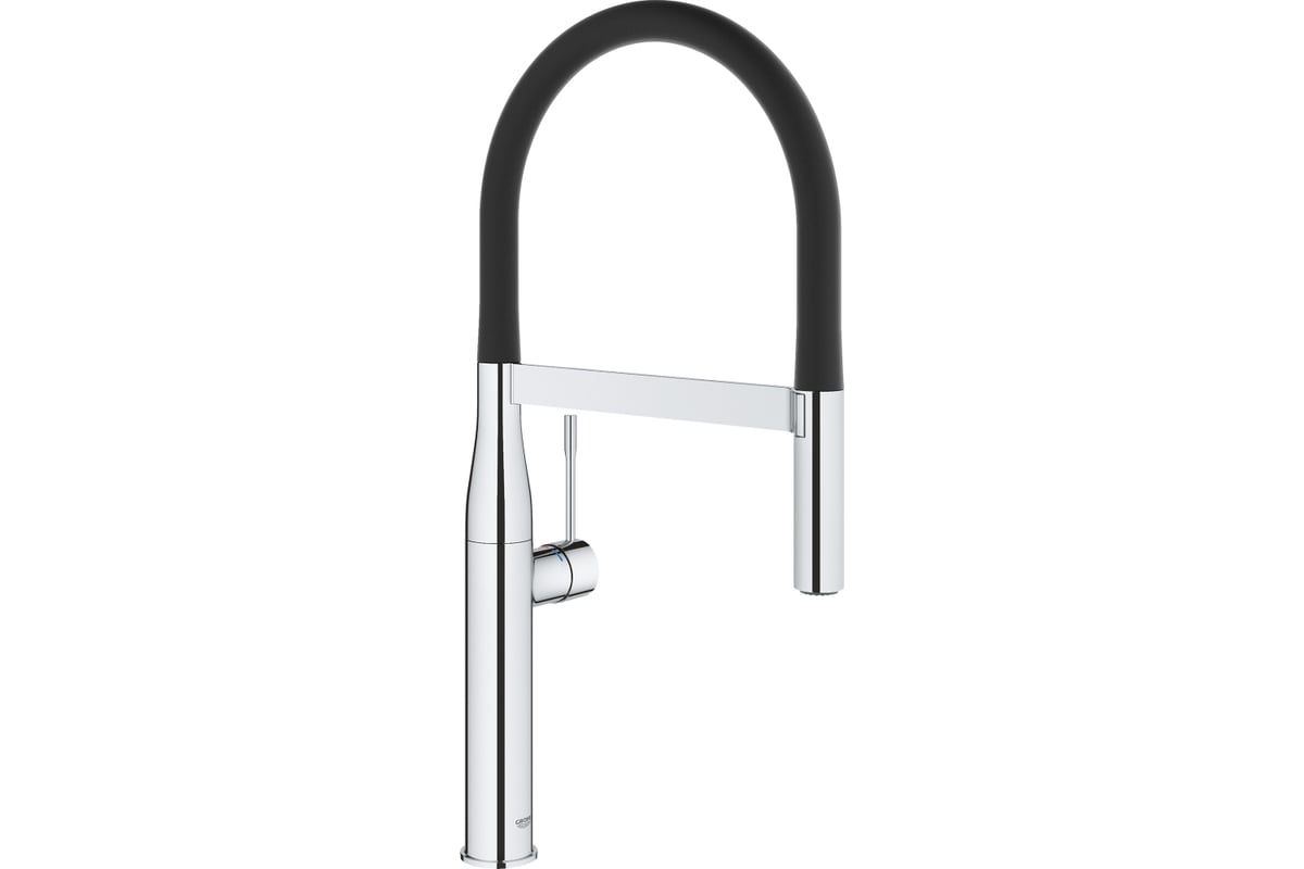 Смеситель для кухни grohe essence с высоким изливом и выдвижной лейкой хром 30270000