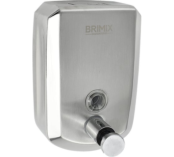 Дозатор жидкого мыла BRIMIX 500 мл, матовый 643 82040