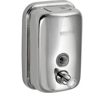 Дозатор Brimix для жидкого мыла 500 мл, из нержавеющей стали, цвет ХРОМ. 618