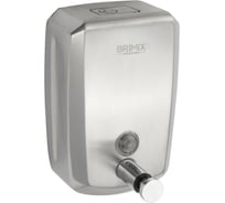 Дозатор Brimix для жидкого мыла 800 мл, из нержавеющей стали, цвет САТИН. 644