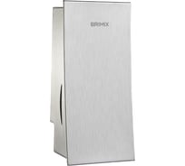 Дозатор Brimix для жидкого мыла 800 мл, из нержавеющей стали, цвет САТИН. 645