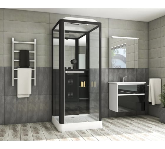 Душевая кабина Grossman 90x90x225 см, 3 места GR221
