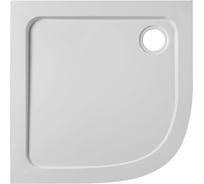 Акриловый душевой поддон JACOB DELAFON FLIGHT E62443-00 полукруглый 80x80x4 см, Белый 00000021796