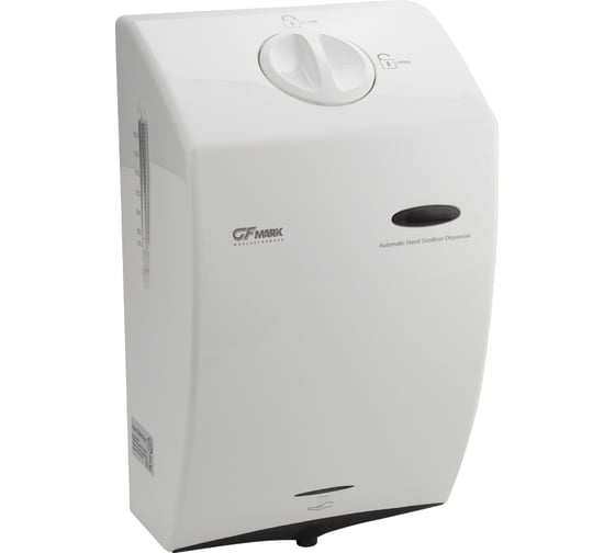 Дозатор GFmark сенсорный для антисептика 1500 мл, АБС пластик, цвет БЕЛЫЙ. 6341 1