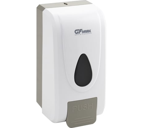 Дозатор GFmark для пены 1000 мл, АБС пластик, цвет БЕЛЫЙ. 714