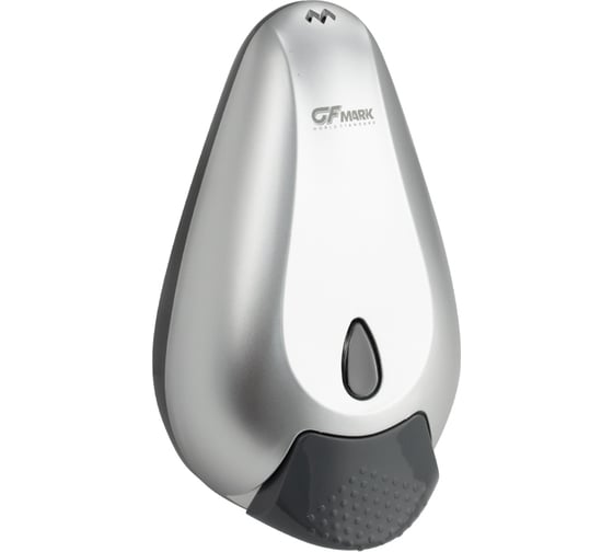 Дозатор GFmark для жидкого мыла 400 мл, АБС пластик, цвет СЕРЫЙ. 638 1