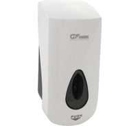 Дозатор GFmark жидкого МЫЛА, пластиковый, БЕЛЫЙ, большой, с глазком - капля, 1000 мл 626