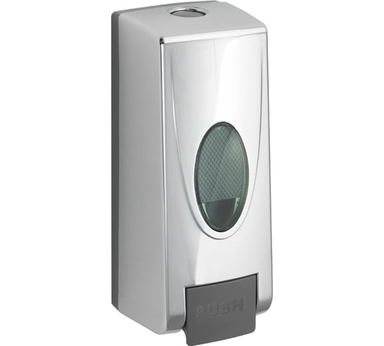 Дозатор GFmark для жидкого мыла 350 мл, АБС пластик, цвет ХРОМ. 631 1