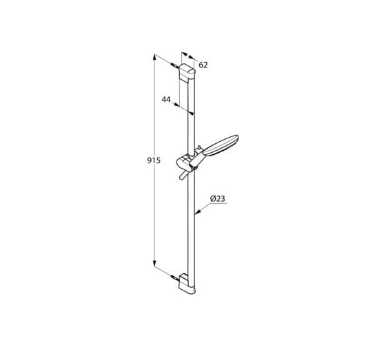 Душевой гарнитур Kludi Freshline 3S 0.9 м, цвет белый/хром KL6794005-00