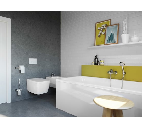Однорычажный смеситель для ванны и душа Kludi PURE&EASY KL376810565