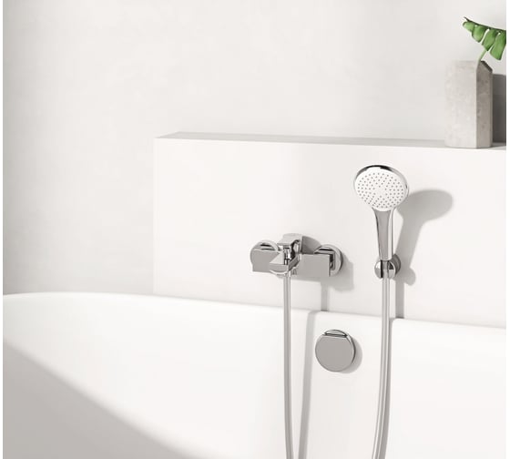 Смеситель для ванны с изливом Kludi Zenta цвет хром KL486700565