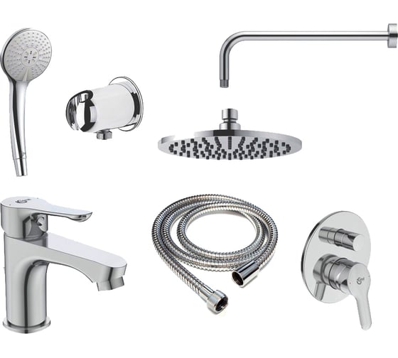 Душевой комплект 7в1 IDEAL STANDARD ALPHA BD003AA Set 00000077901