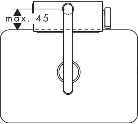 Смеситель для кухни HANSGROHE 73836000 HG M81 Aquno Select 250 с вытяжным душем 00000079117