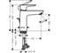 Смеситель для раковины HANSGROHE 71710990 HG Talis E 110 00000071110 4