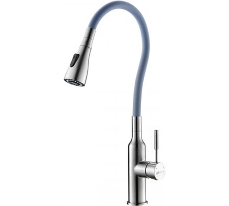 Смеситель для кухни Lemark Expert LM5082S-Gray с гибким изливом LM5082S-Gray