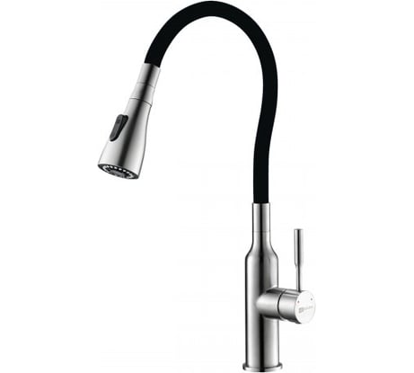 Смеситель Lemark Expert LM5082S-Black для кухни с гибким изливом LM5082S-Black