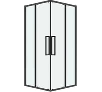 Душевое ограждение Grossman Cosmo 90х90х195 см, квадрат, раздвижное, графит сатин, стекло прозрачное 300.K33.02.9090.42.00