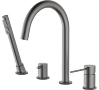 Смеситель для ванны с душем TIMO Saona врезной, черное золото 2320/18Y