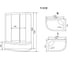 Душевая кабина TIMO Standart 120х85х220 T-1120PL 2