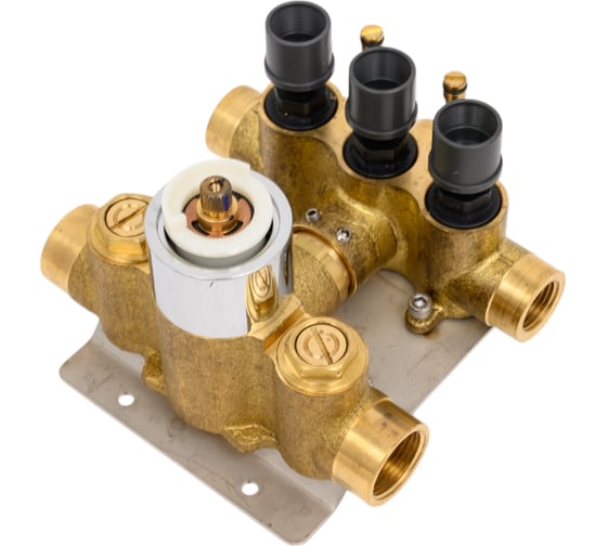 Термостатический смеситель для ванны и душа WasserKRAFT Thermo Dinkel 5844